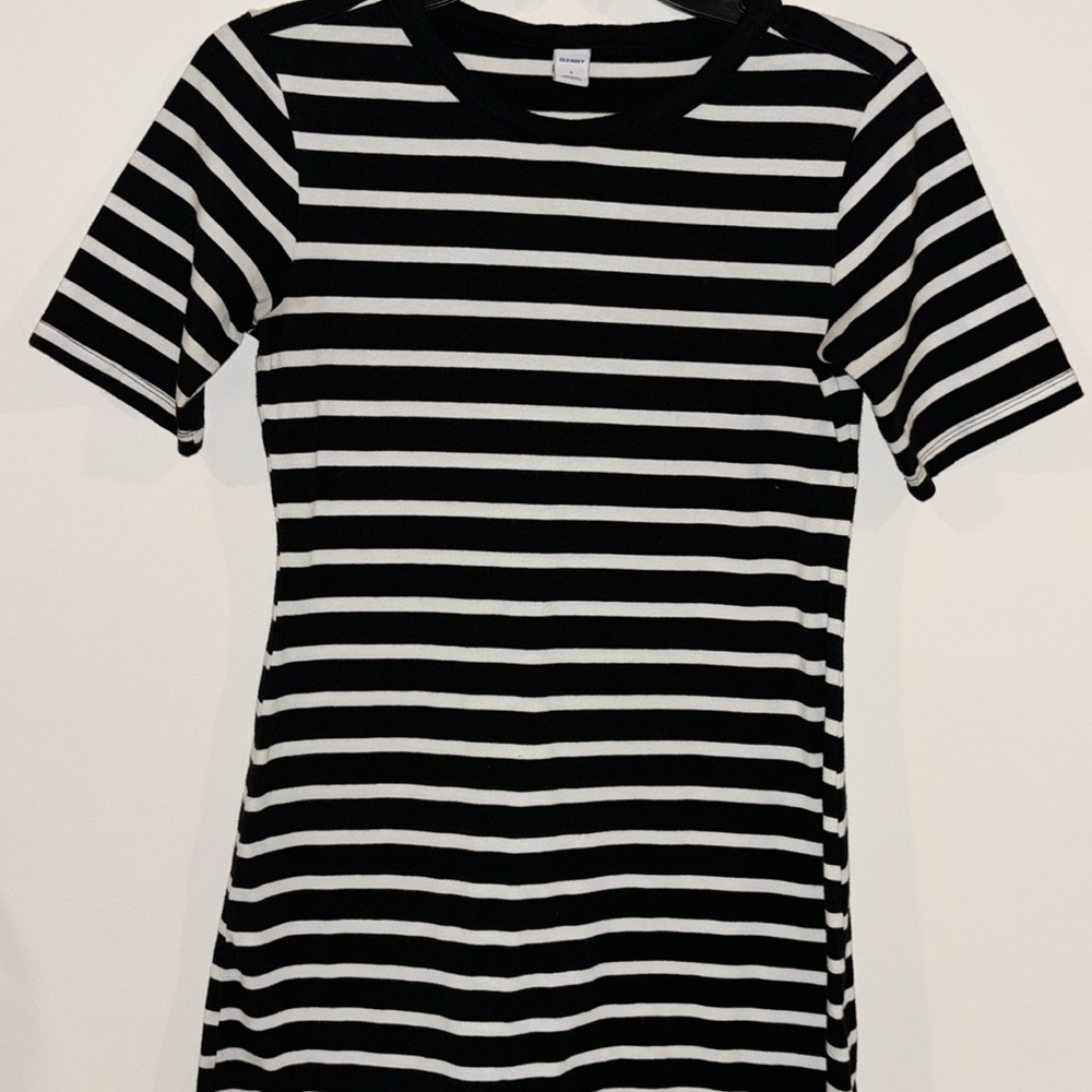 OLD NAVY Striped Comfort Soft T-shirt Dress Size S - Picture 3 of 8